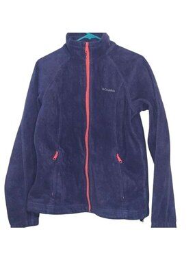 Columbia Womens Medium Purple Full-Zip Fleece Jacket